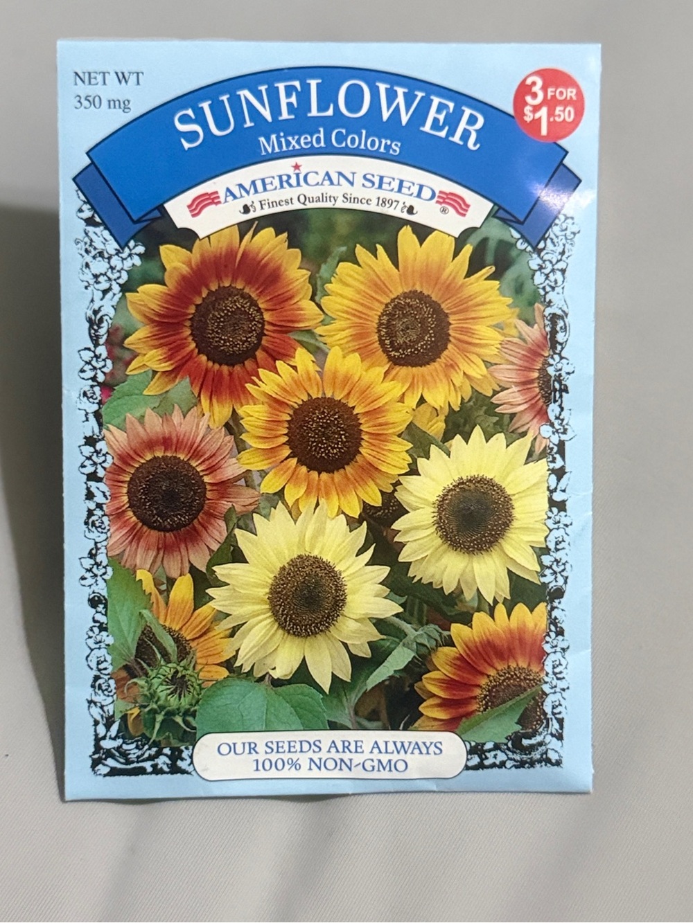 Sunflower Mixed Colors Seeds - Multicolor